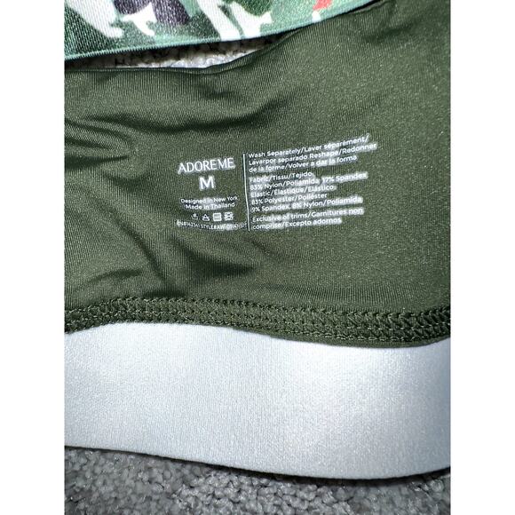 Adore Me Bra Sports Bra Medium Sports High Impact Mesh Wirefree Green NEW - Picture 4 of 8
